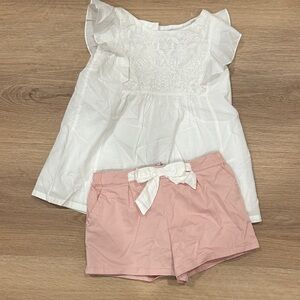 Catherine Malandrino Ivory Floral Blouse